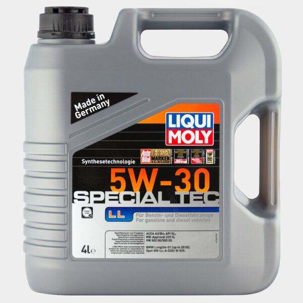 Масло моторное Liqui Moly Special Tec LL, 5W-30, 4 л, НС-синтетическое