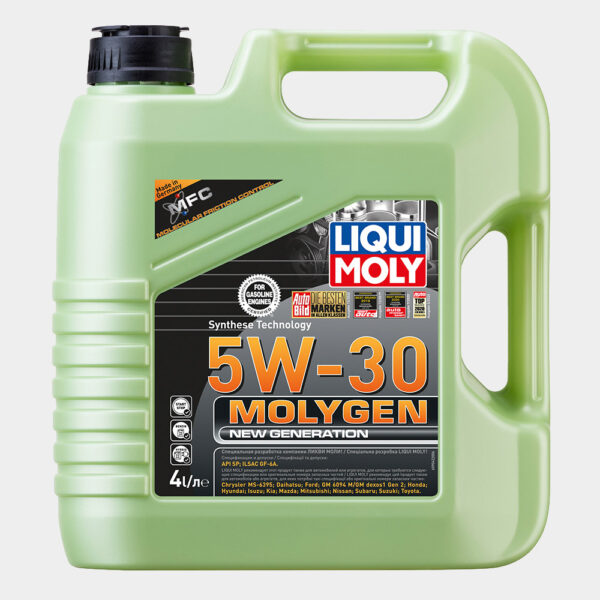 Масло моторное Liqui Moly Molygen New Generation, 5W-30, 4 л, НС-синтетическое